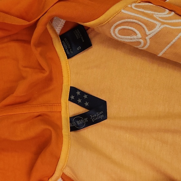 Blue Marlin Zip Top Hoodie Size S - Picture 2 of 3